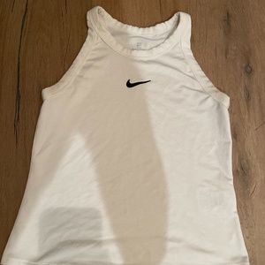 White Nike tank top